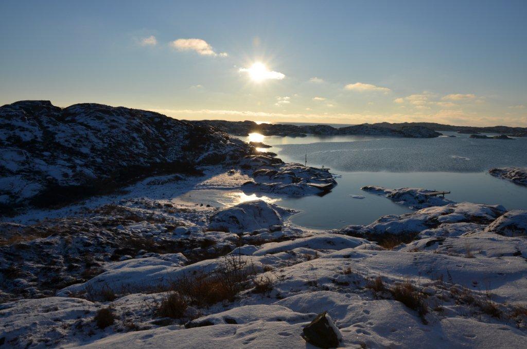 Vinter och is runt Hrn